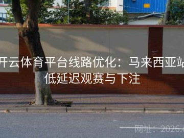 开云体育平台线路优化：马来西亚站低延迟观赛与下注